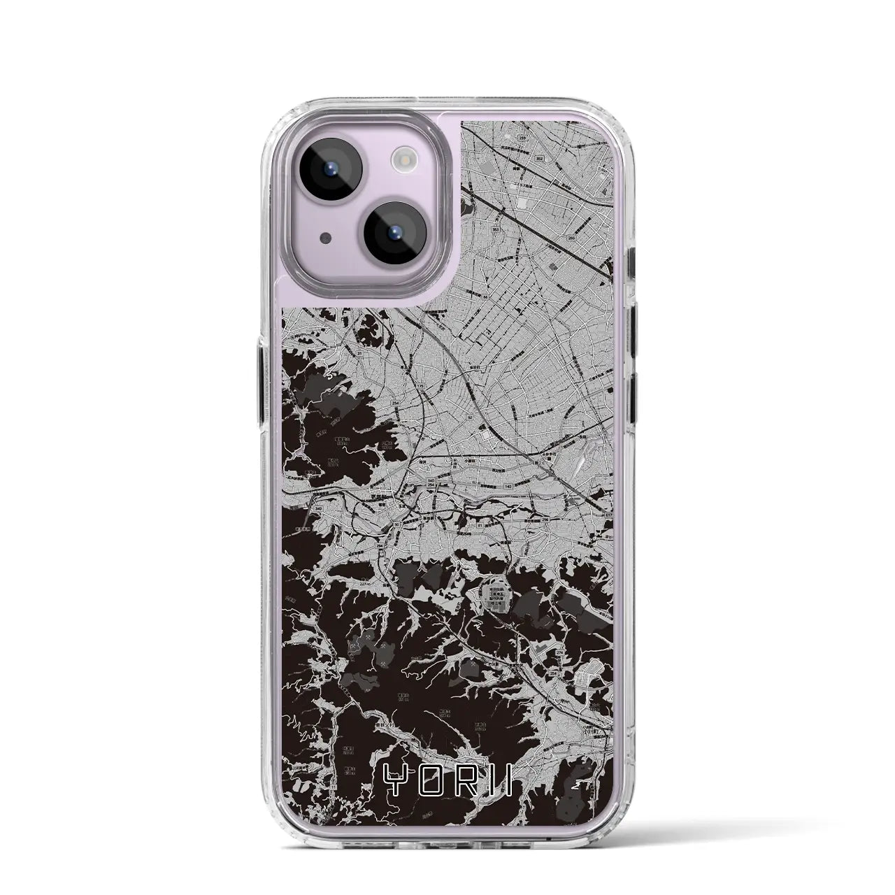 【寄居(埼玉県)】地図柄iPhoneケース(MagSafeタイプ)