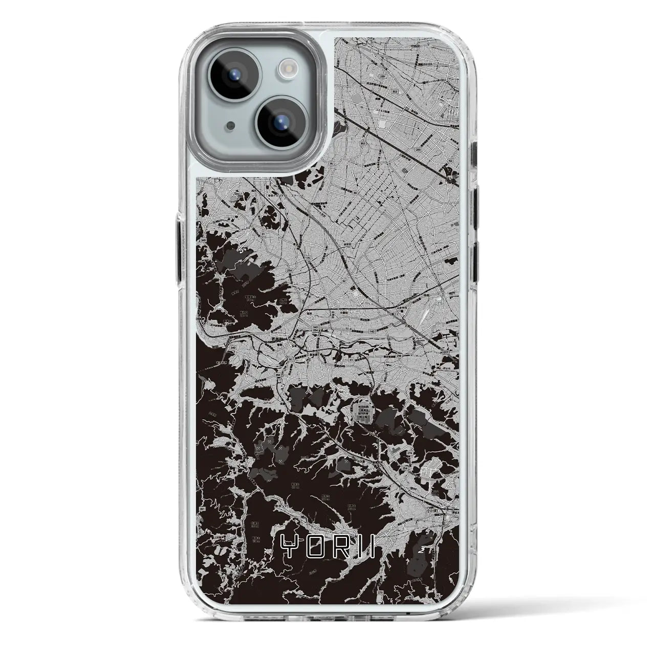 【寄居(埼玉県)】地図柄iPhoneケース(MagSafeタイプ)