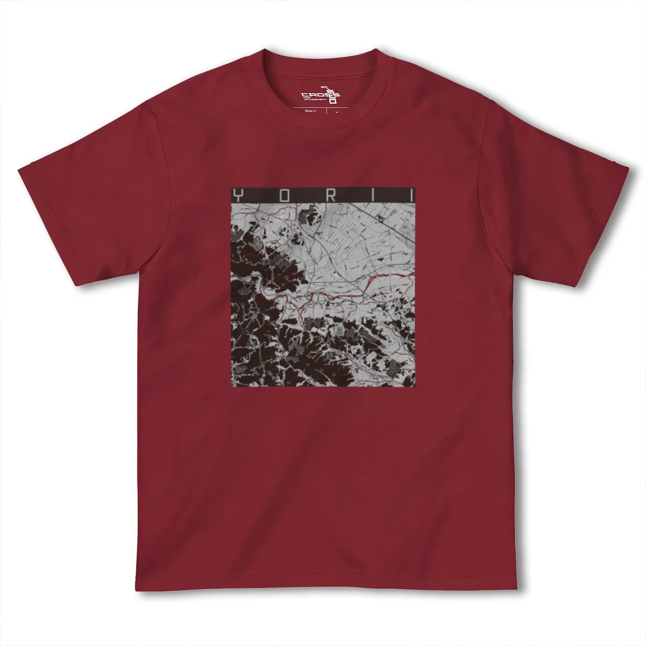 【寄居(埼玉県)】地図柄ヘビーウェイトTシャツ