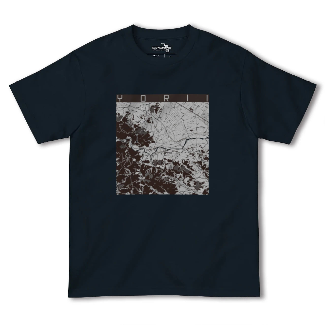 【寄居(埼玉県)】地図柄ヘビーウェイトTシャツ