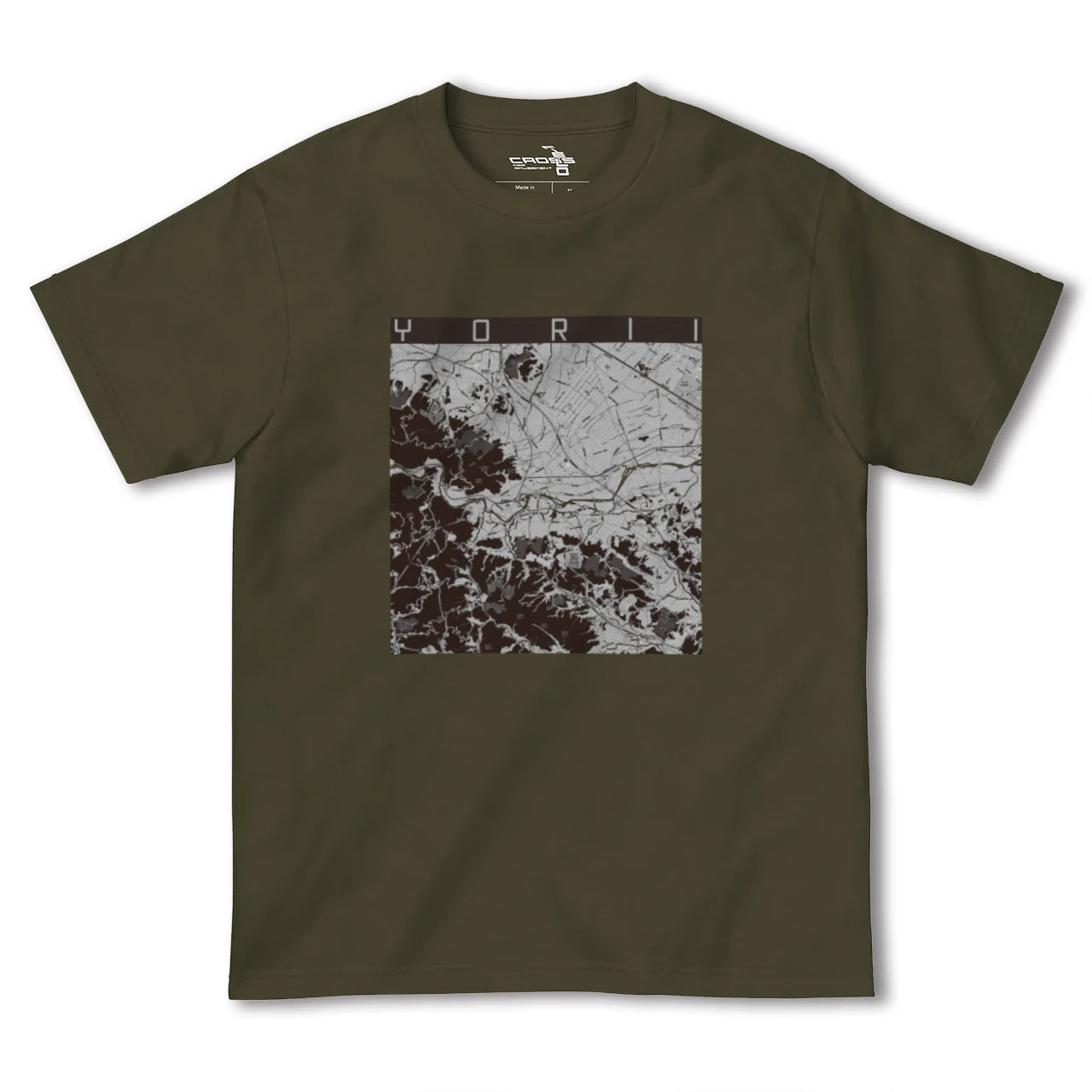 【寄居(埼玉県)】地図柄ヘビーウェイトTシャツ