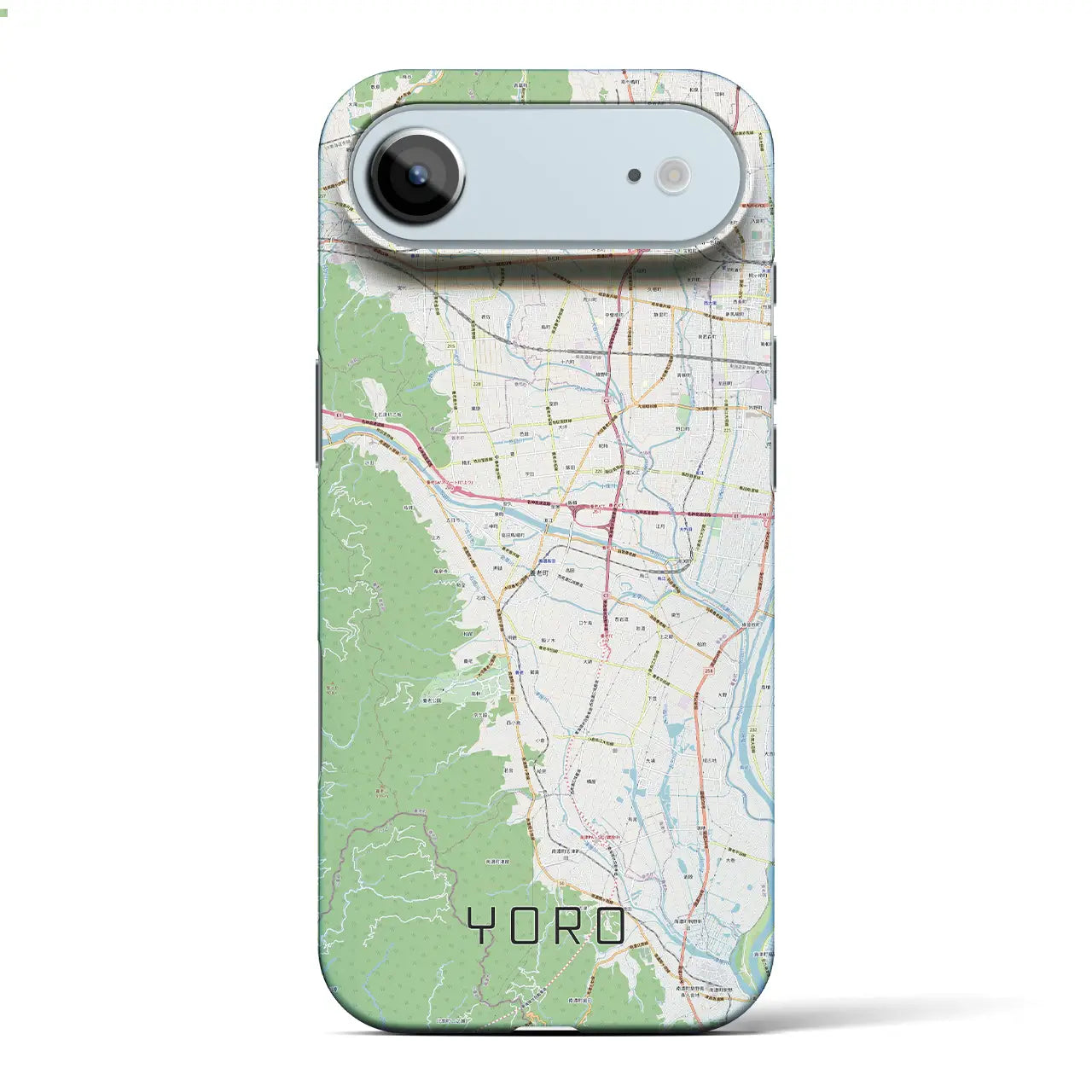 【養老(岐阜県)】地図柄iPhoneケース(バックカバータイプ)