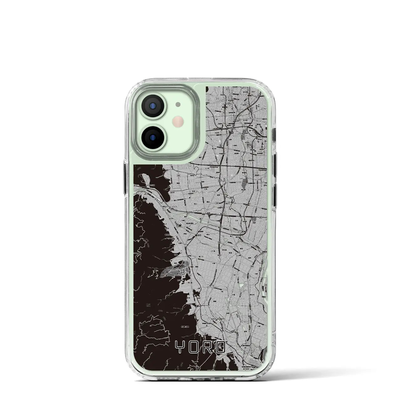 【養老(岐阜県)】地図柄iPhoneケース(MagSafeタイプ)