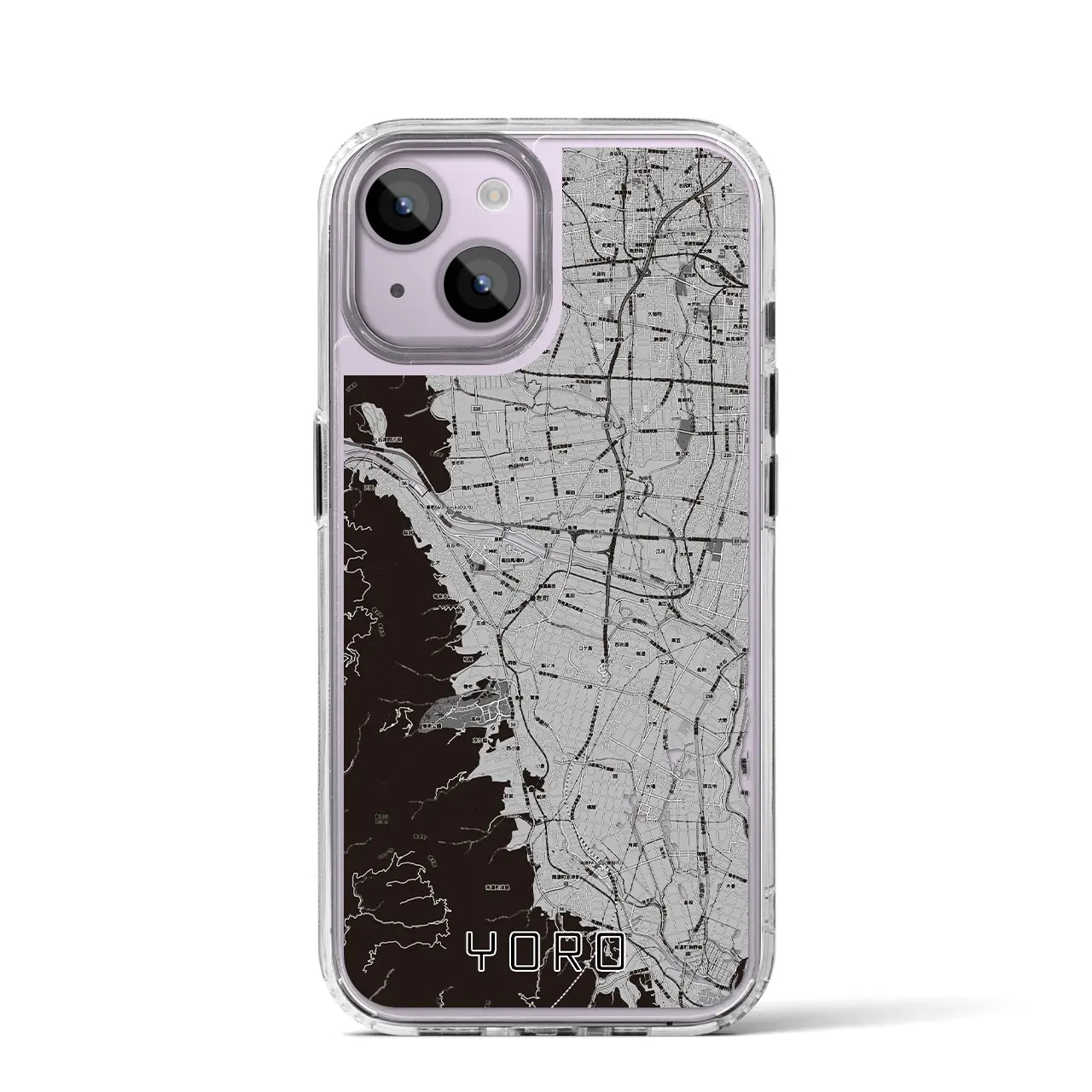 【養老(岐阜県)】地図柄iPhoneケース(MagSafeタイプ)