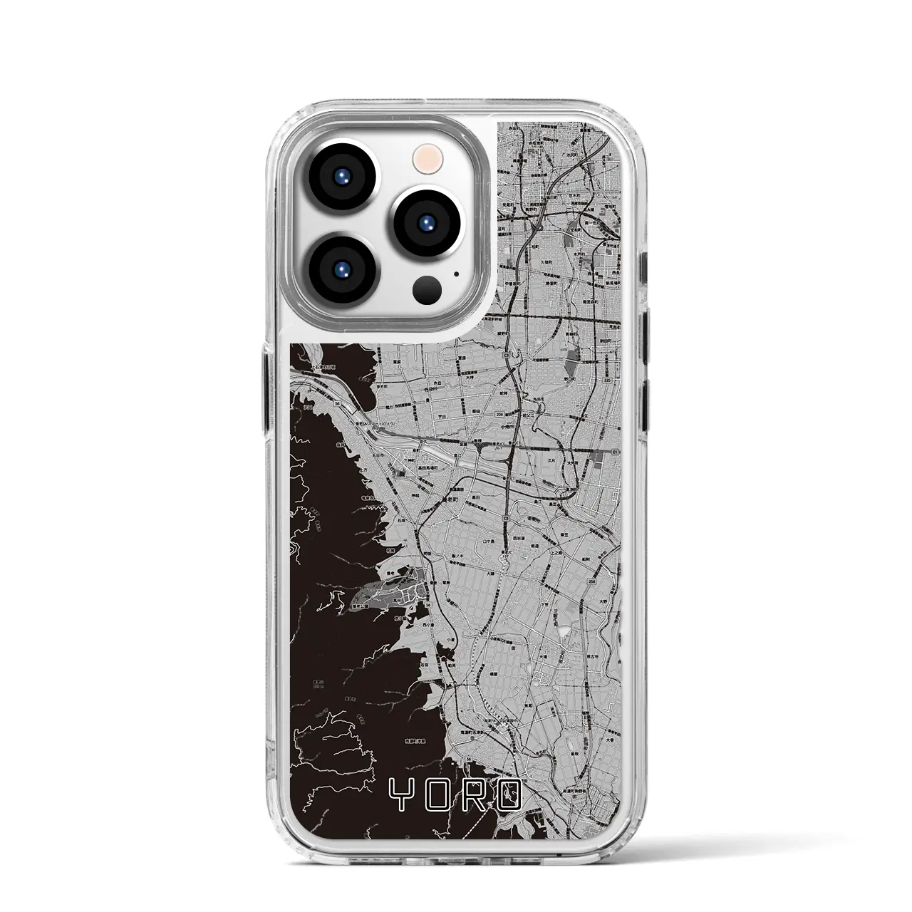 【養老(岐阜県)】地図柄iPhoneケース(MagSafeタイプ)