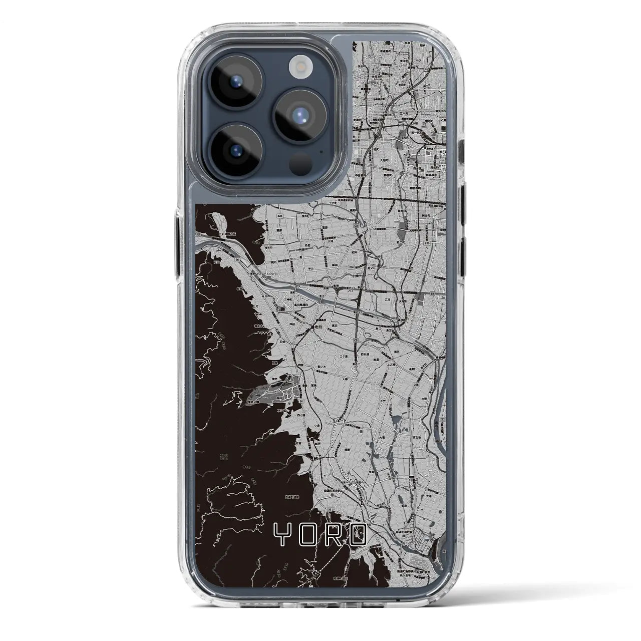 【養老(岐阜県)】地図柄iPhoneケース(MagSafeタイプ)