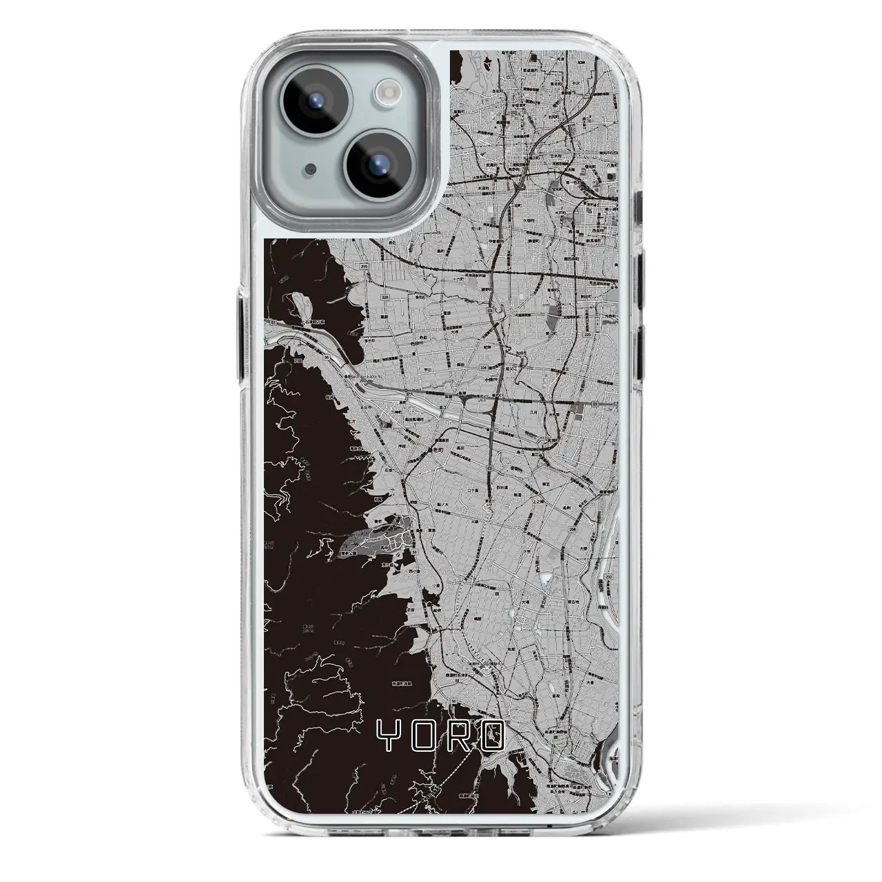 【養老(岐阜県)】地図柄iPhoneケース(MagSafeタイプ)