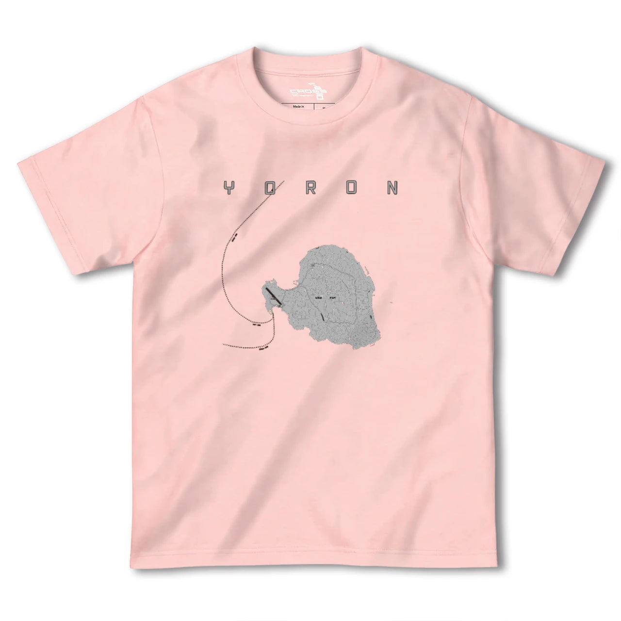【与論(鹿児島県)】地図柄ヘビーウェイトTシャツ