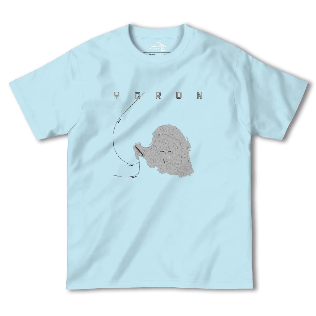 【与論(鹿児島県)】地図柄ヘビーウェイトTシャツ