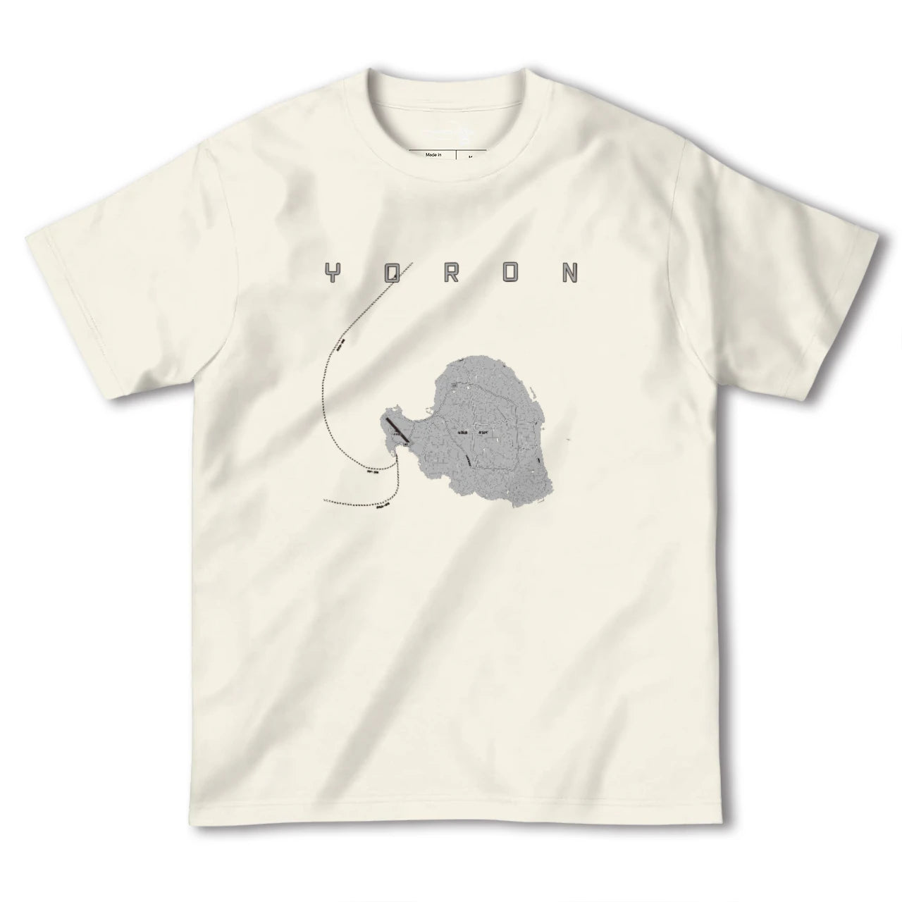 【与論(鹿児島県)】地図柄ヘビーウェイトTシャツ