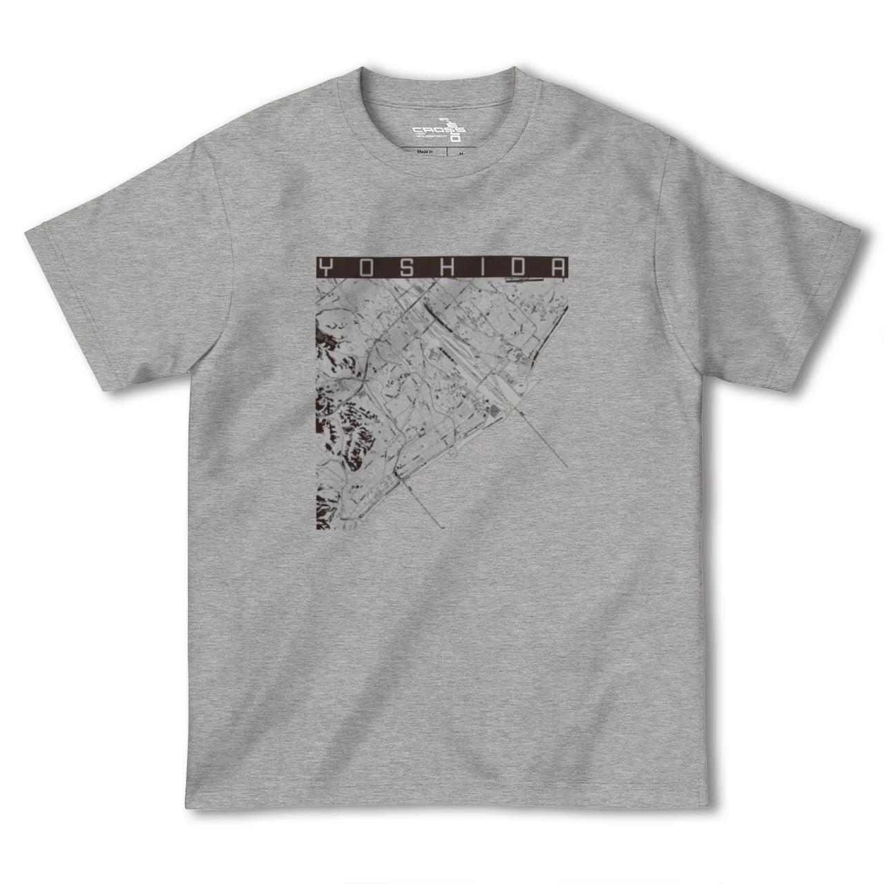 【吉田(静岡県)】地図柄ヘビーウェイトTシャツ