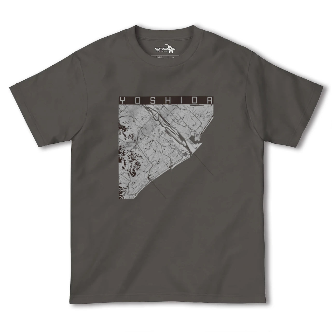 【吉田(静岡県)】地図柄ヘビーウェイトTシャツ