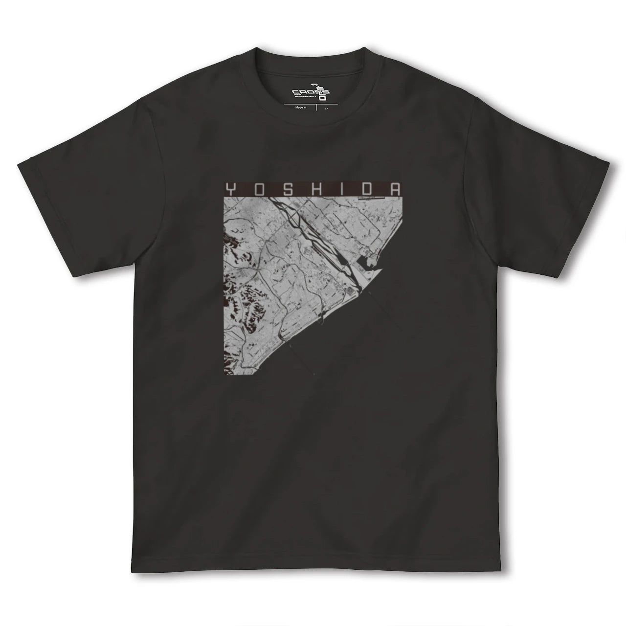 【吉田(静岡県)】地図柄ヘビーウェイトTシャツ