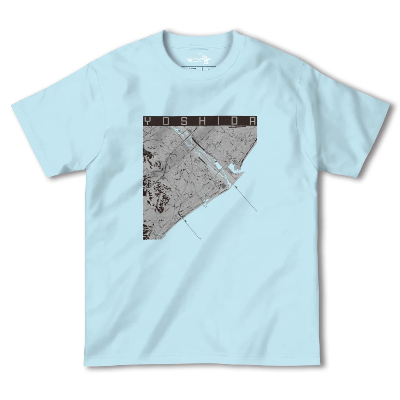 【吉田(静岡県)】地図柄ヘビーウェイトTシャツ