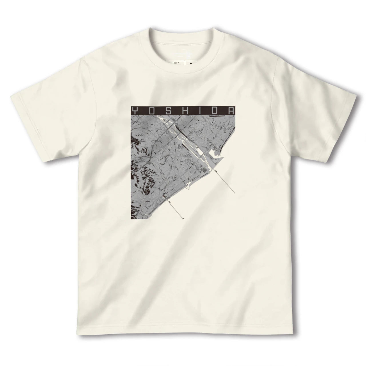 【吉田(静岡県)】地図柄ヘビーウェイトTシャツ