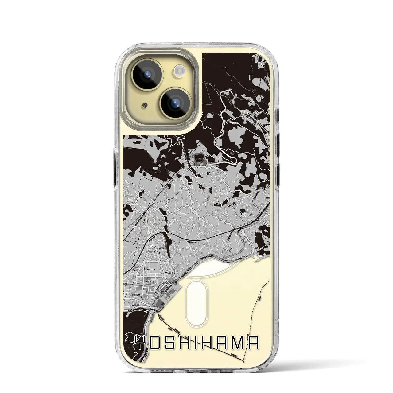 【吉浜(神奈川県)】地図柄iPhoneケース(MagSafeタイプ)