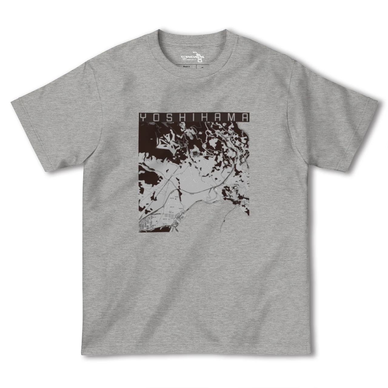 【吉浜(神奈川県)】地図柄ヘビーウェイトTシャツ