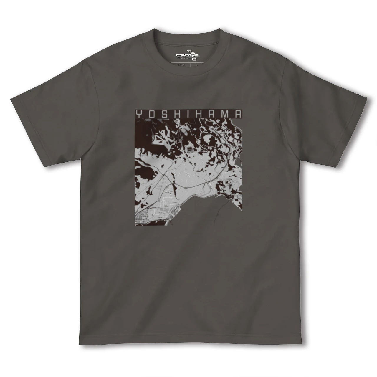 【吉浜(神奈川県)】地図柄ヘビーウェイトTシャツ