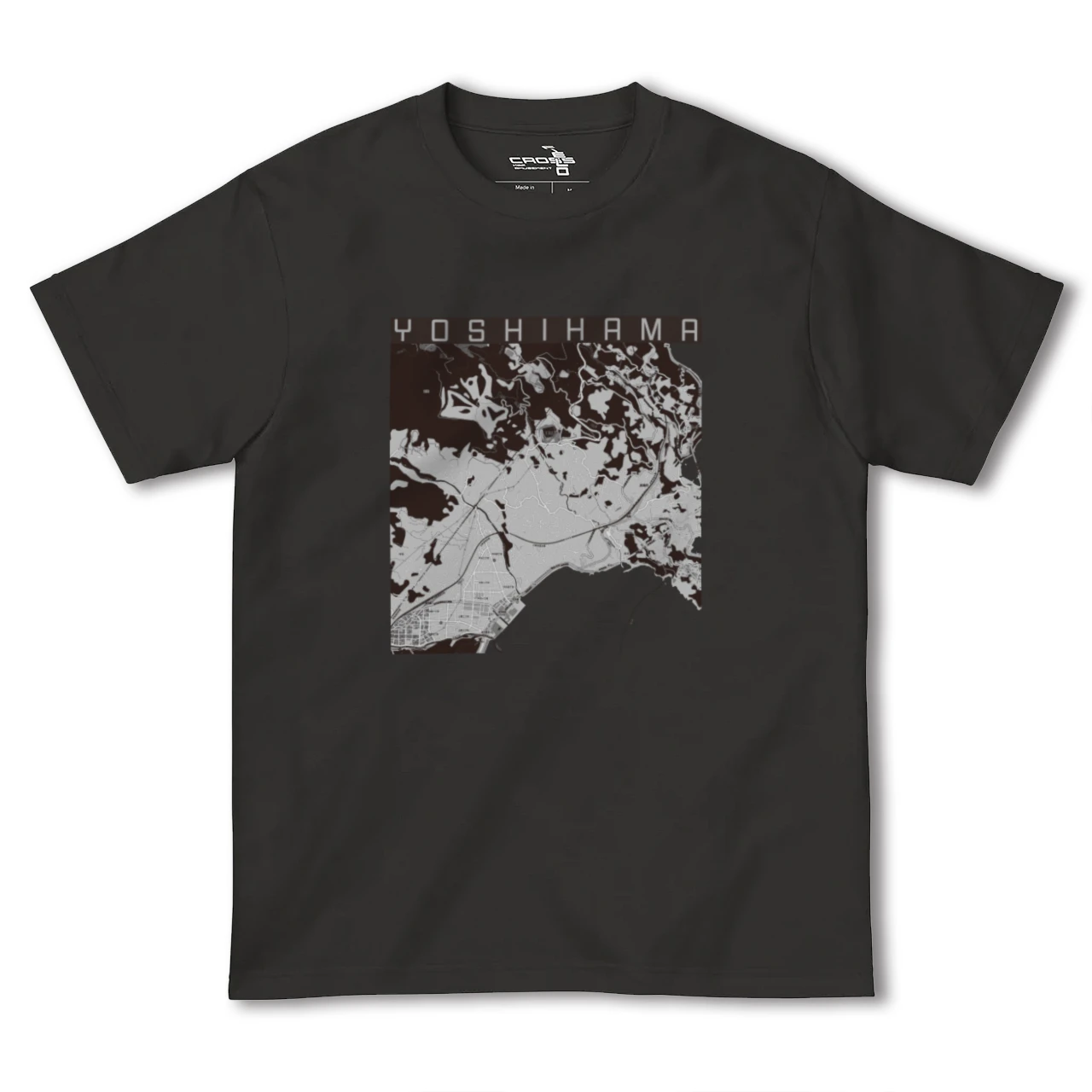 【吉浜(神奈川県)】地図柄ヘビーウェイトTシャツ