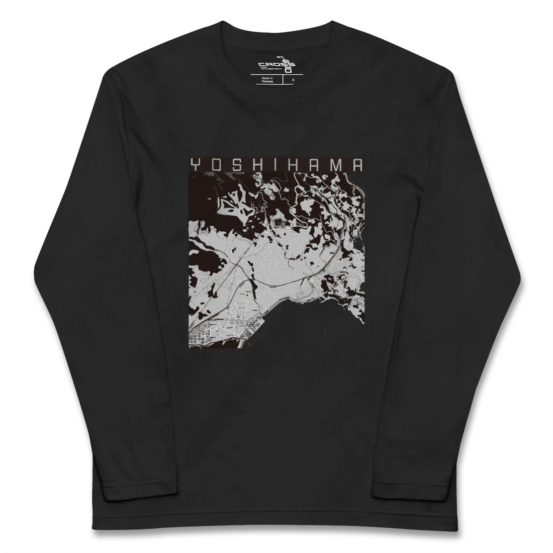 【吉浜(神奈川県)】地図柄ロングスリーブTシャツ