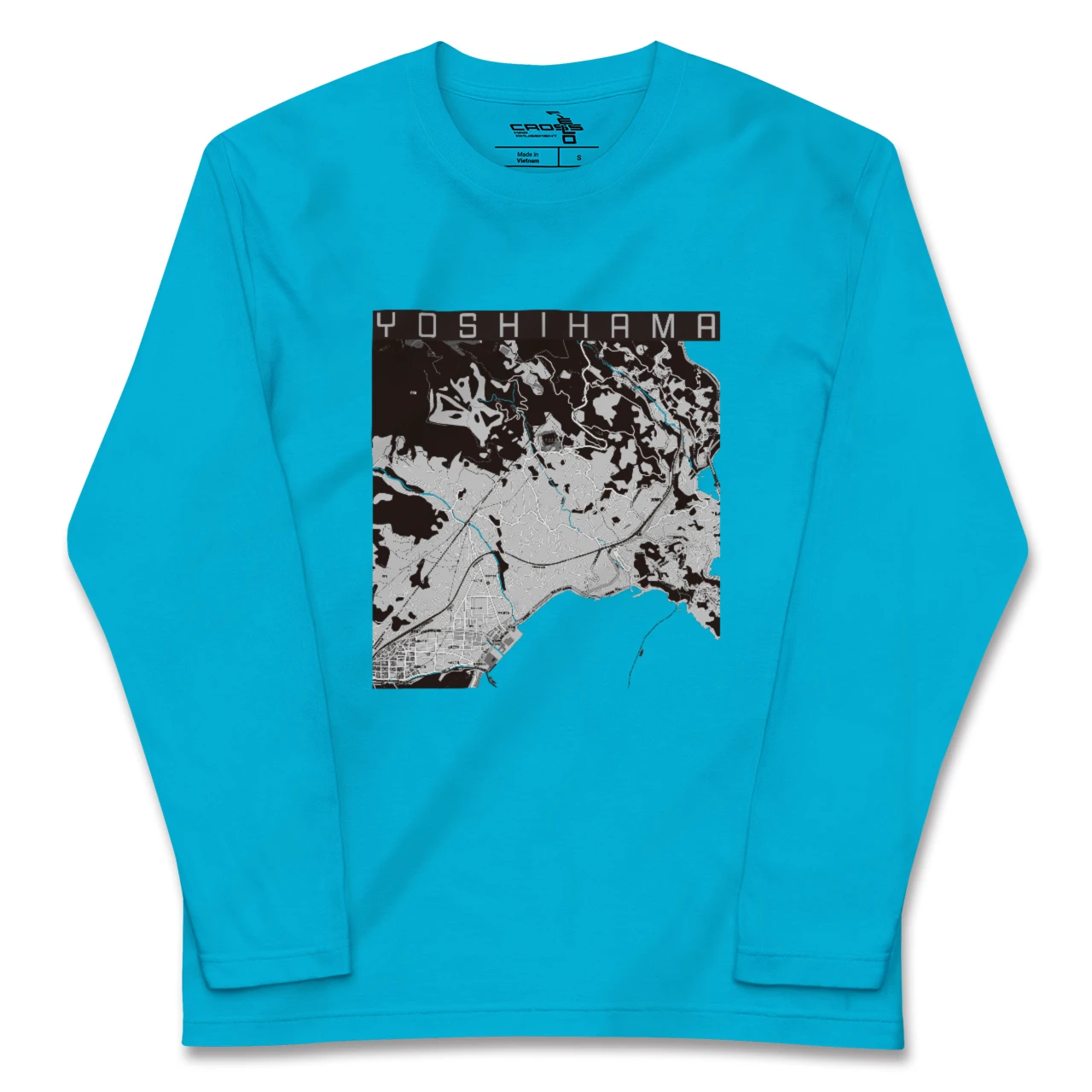 【吉浜(神奈川県)】地図柄ロングスリーブTシャツ