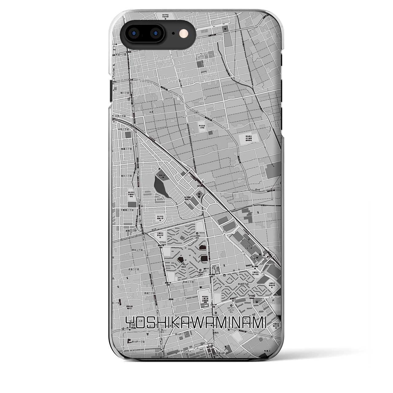 【吉川美南(埼玉県)】地図柄iPhoneケース(クリアタイプ)