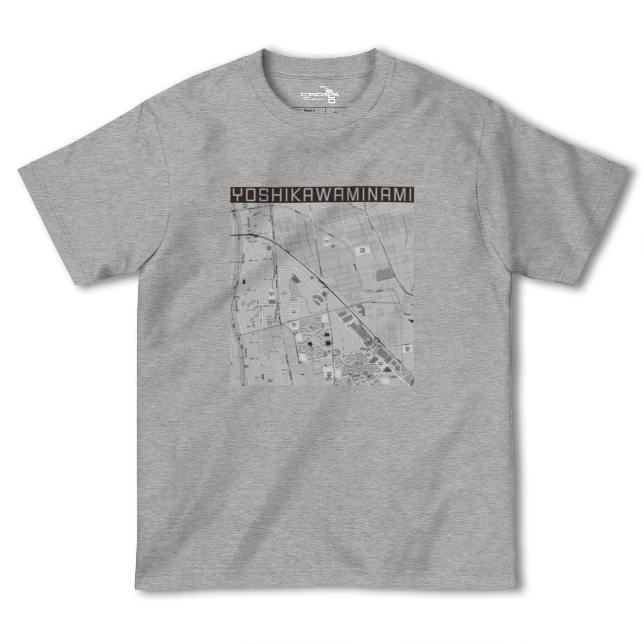 【吉川美南(埼玉県)】地図柄ヘビーウェイトTシャツ
