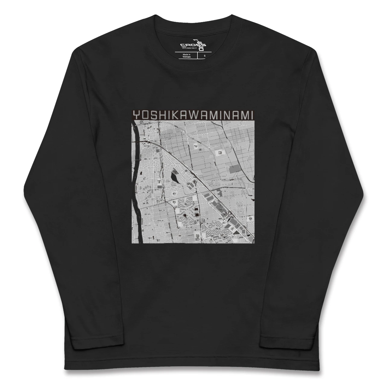 【吉川美南(埼玉県)】地図柄ロングスリーブTシャツ