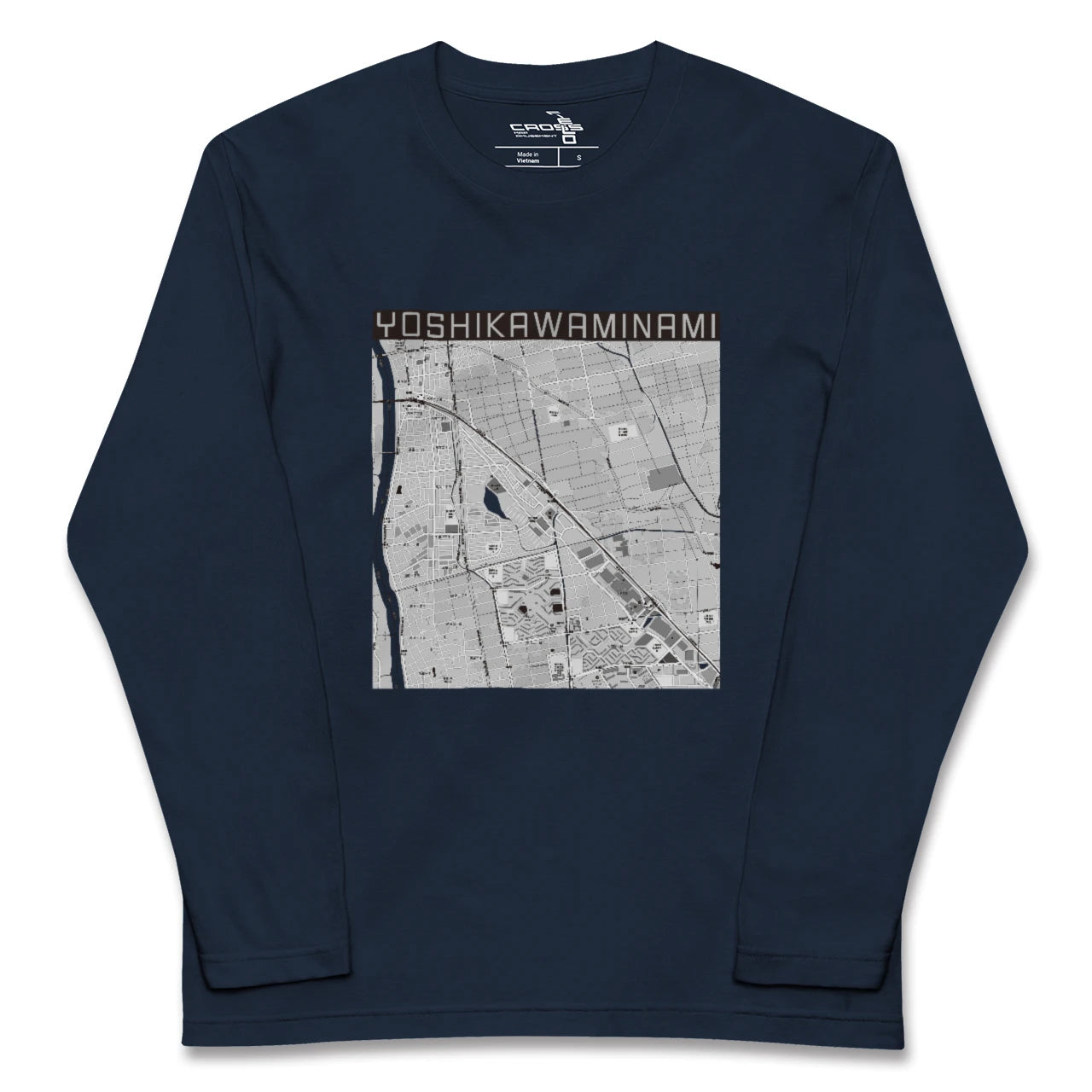 【吉川美南(埼玉県)】地図柄ロングスリーブTシャツ