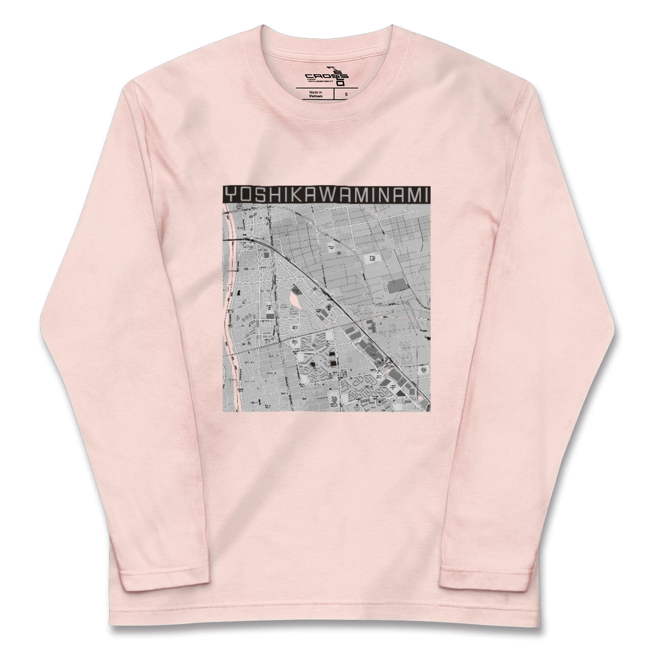 【吉川美南(埼玉県)】地図柄ロングスリーブTシャツ