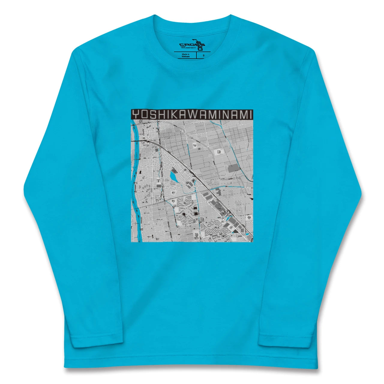 【吉川美南(埼玉県)】地図柄ロングスリーブTシャツ