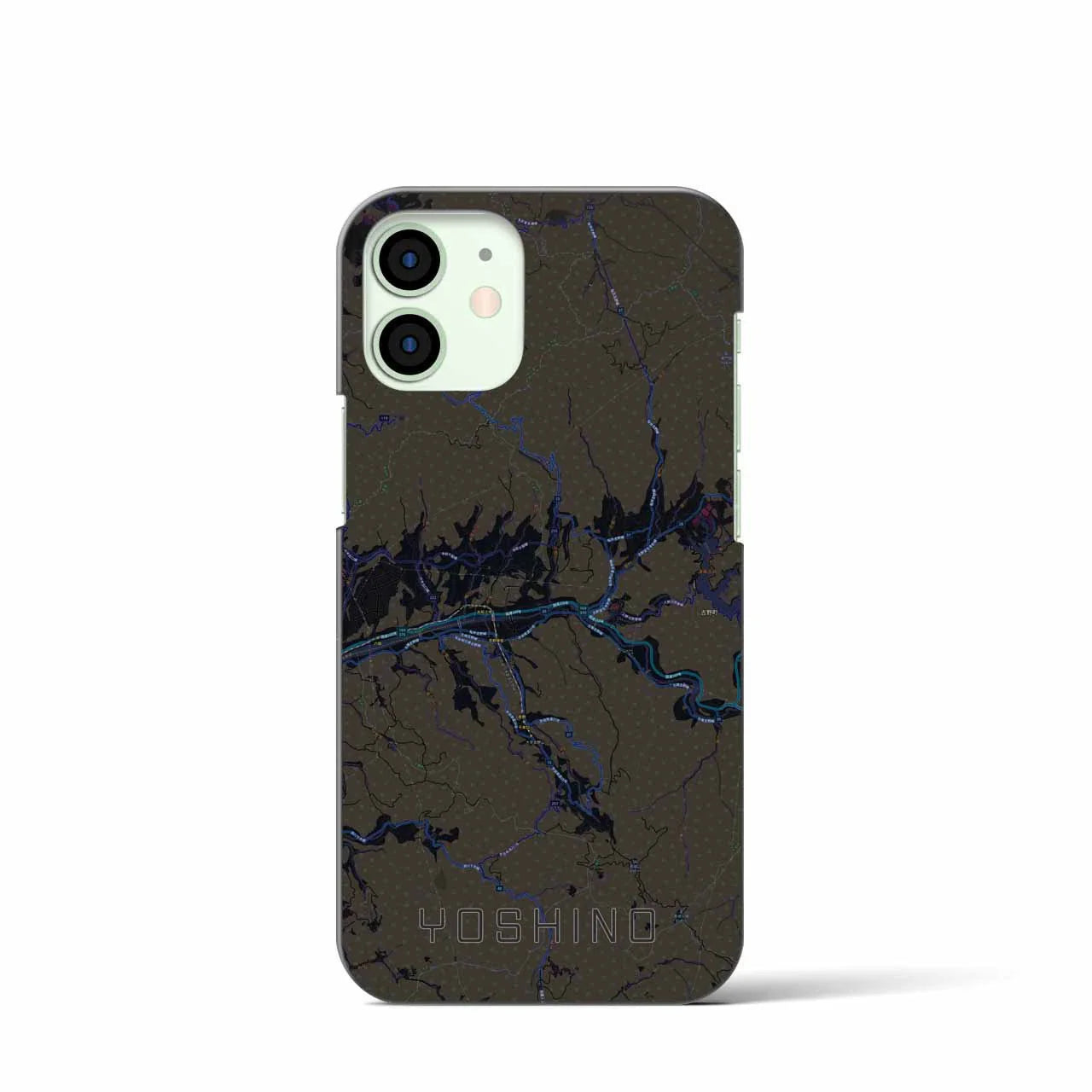 【吉野(奈良県)】地図柄iPhoneケース(バックカバータイプ)