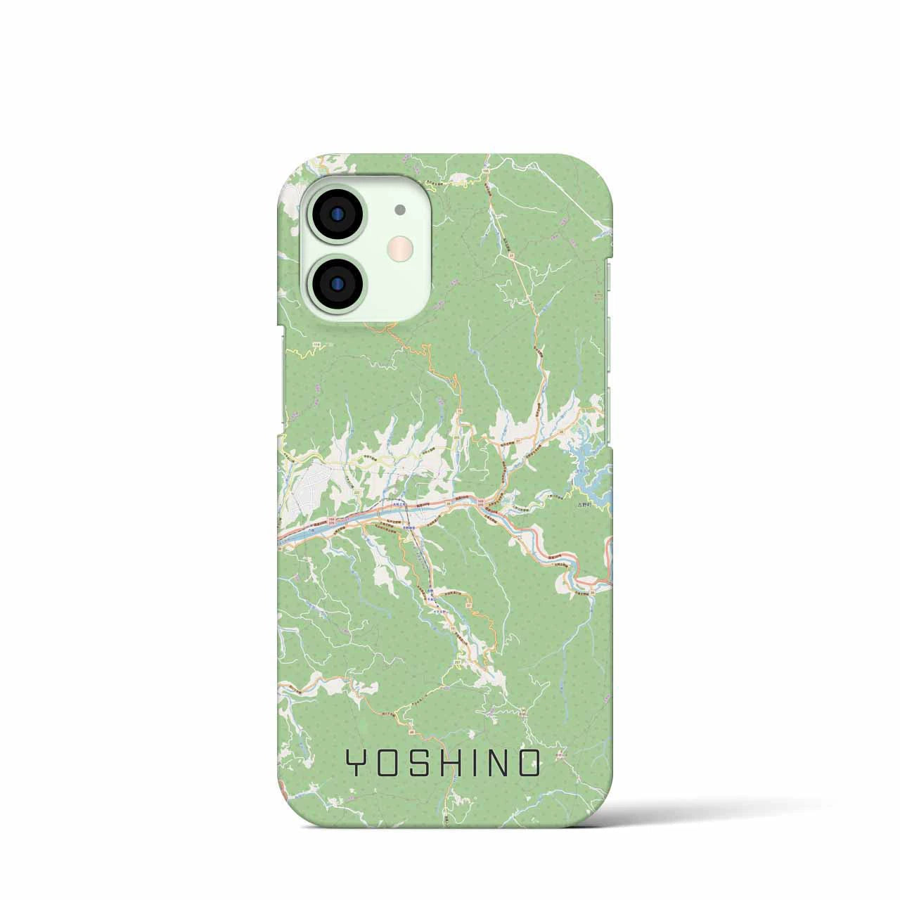 【吉野(奈良県)】地図柄iPhoneケース(バックカバータイプ)