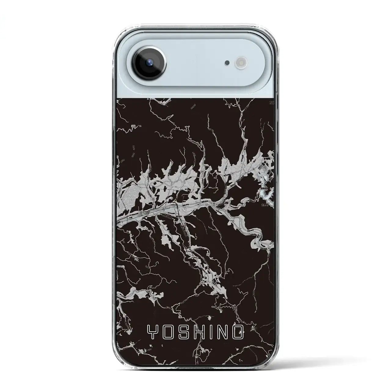 【吉野(奈良県)】地図柄iPhoneケース(クリアタイプ)