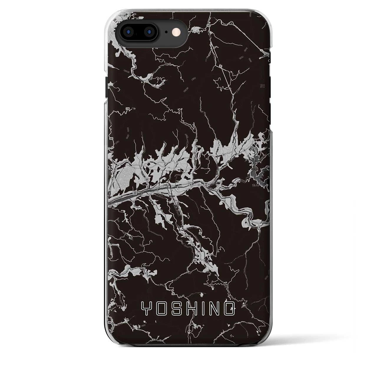 【吉野(奈良県)】地図柄iPhoneケース(クリアタイプ)