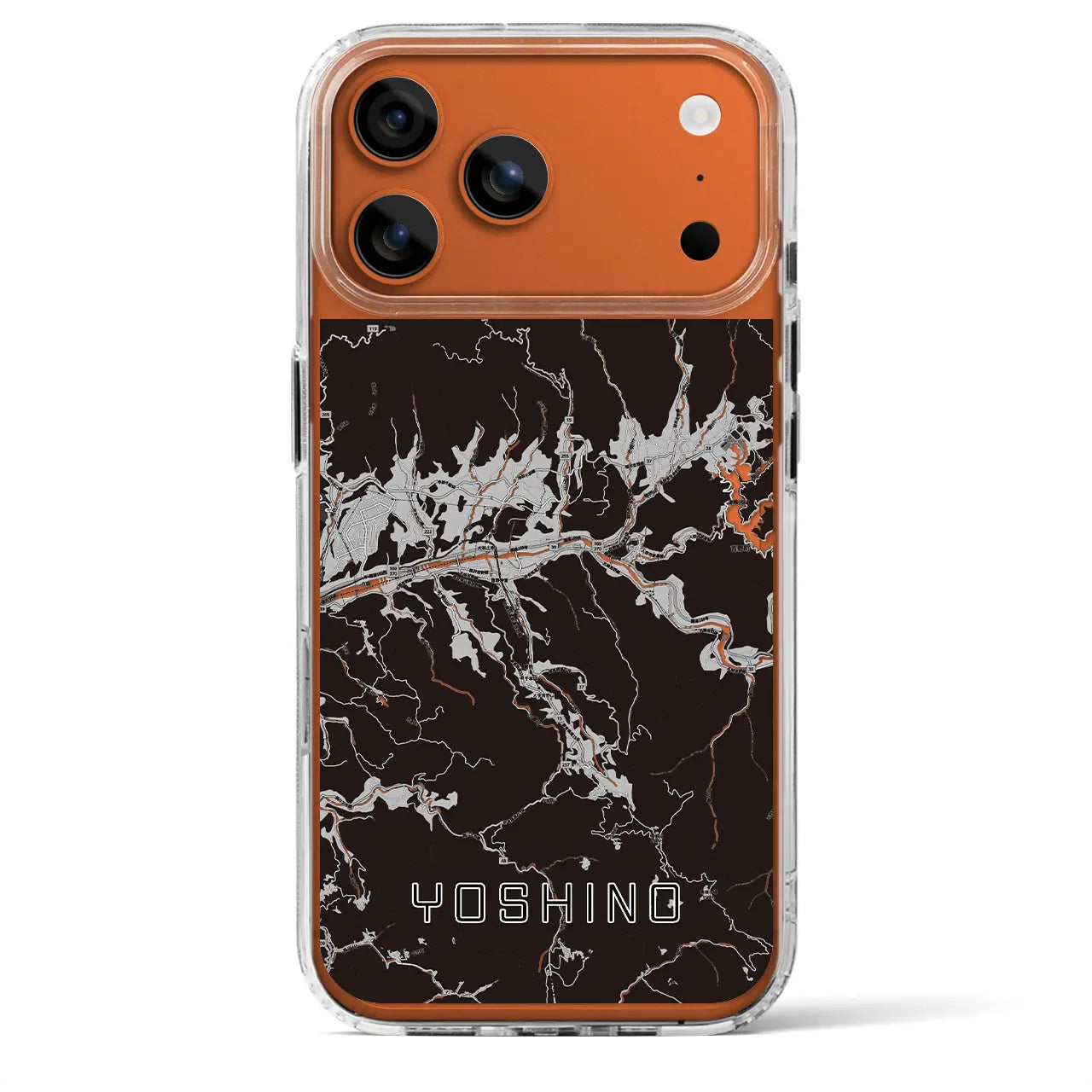 【吉野(奈良県)】地図柄iPhoneケース(MagSafeタイプ)