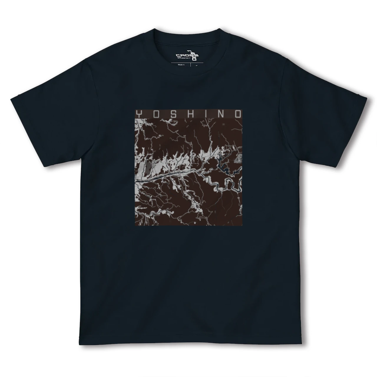 【吉野(奈良県)】地図柄ヘビーウェイトTシャツ