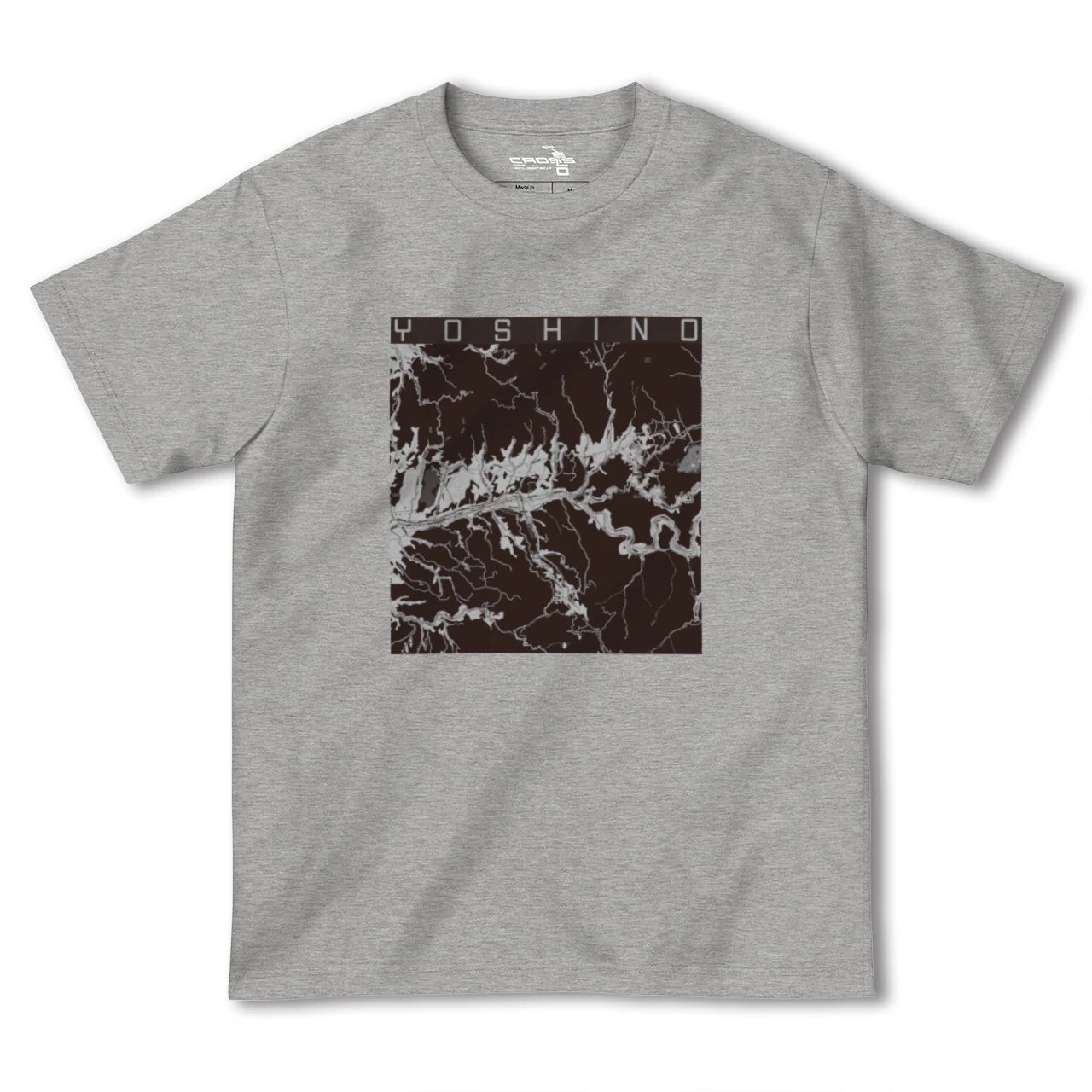 【吉野(奈良県)】地図柄ヘビーウェイトTシャツ