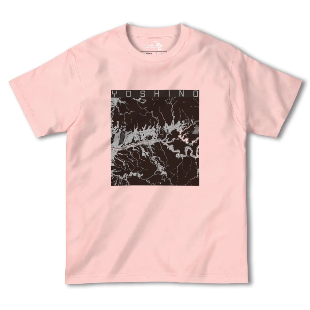 【吉野(奈良県)】地図柄ヘビーウェイトTシャツ