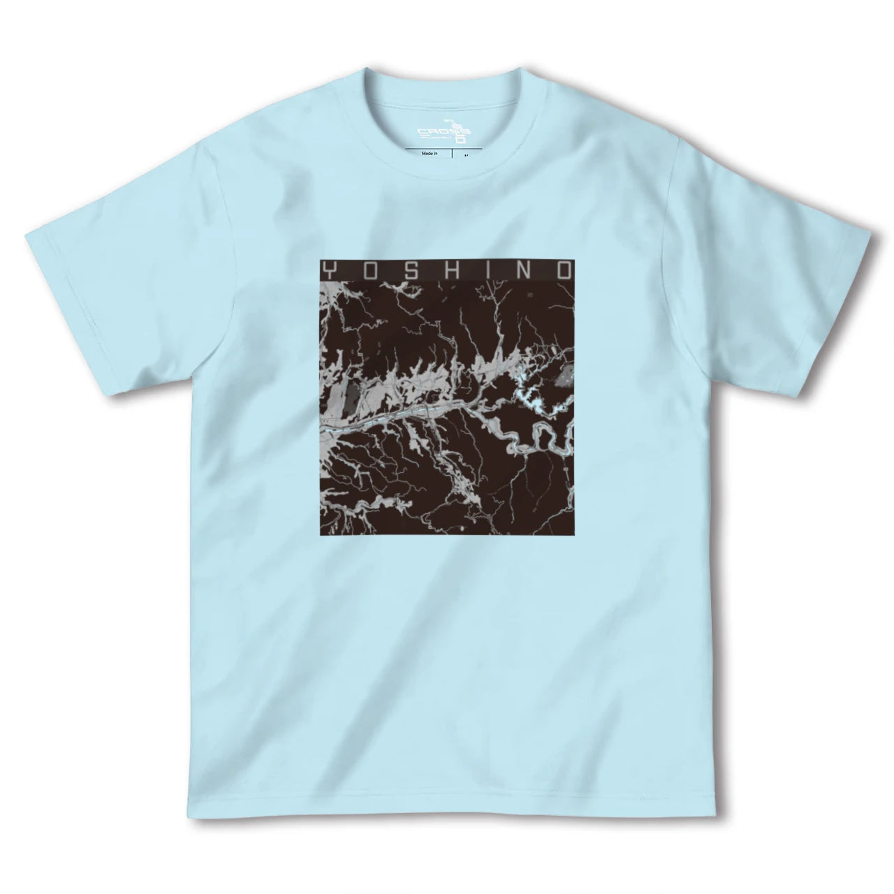 【吉野(奈良県)】地図柄ヘビーウェイトTシャツ