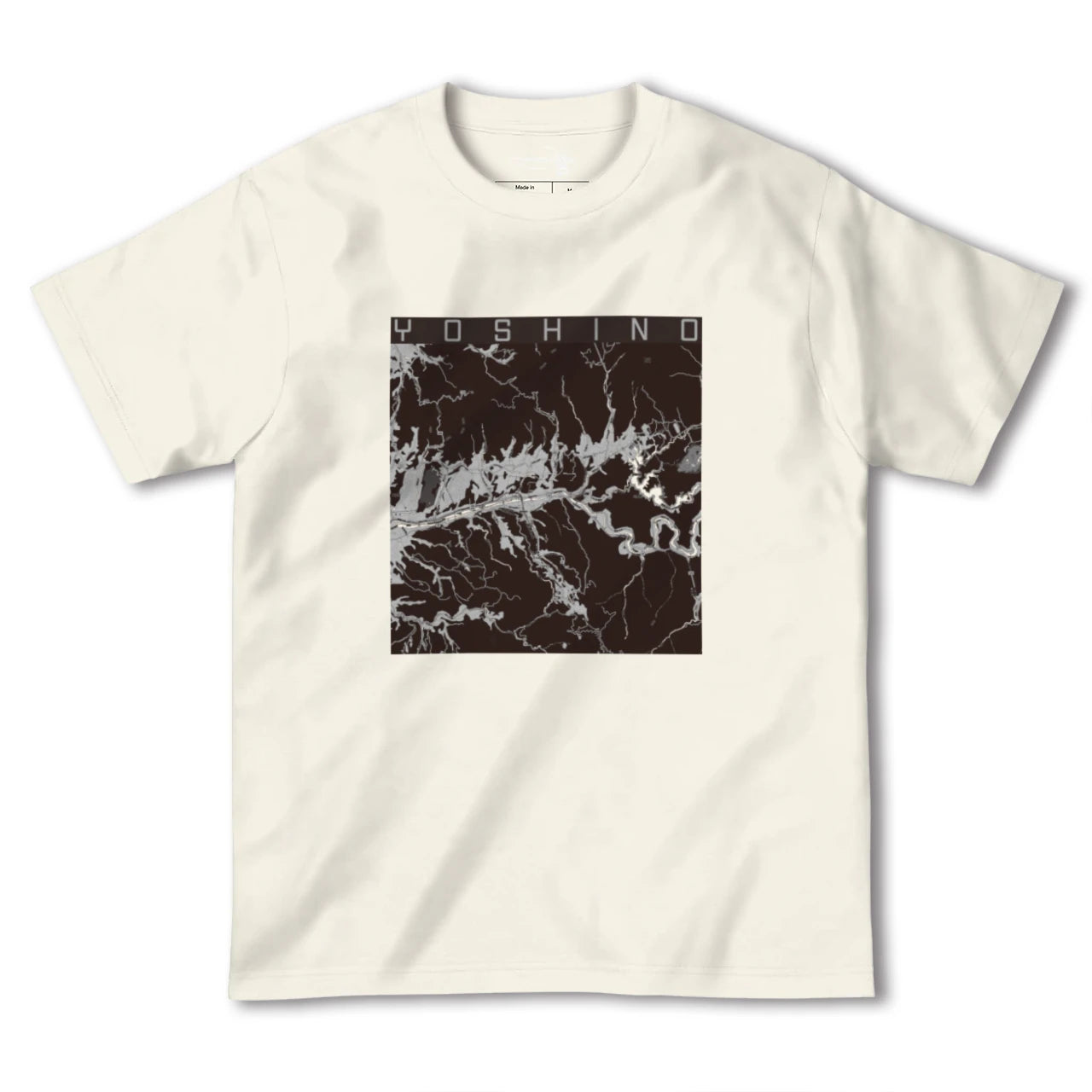 【吉野(奈良県)】地図柄ヘビーウェイトTシャツ