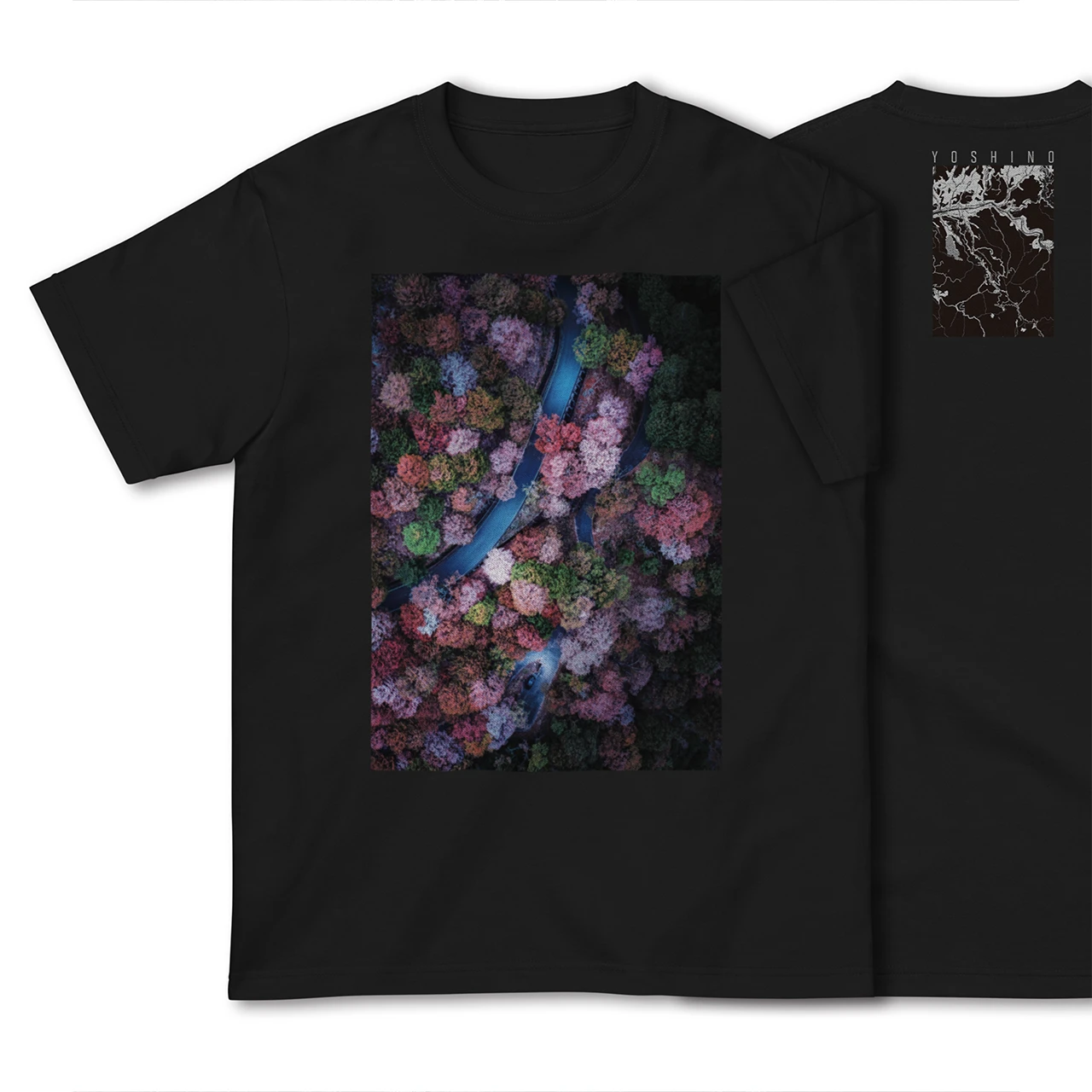 【吉野(奈良県)】Map World ハイクオリティTシャツ