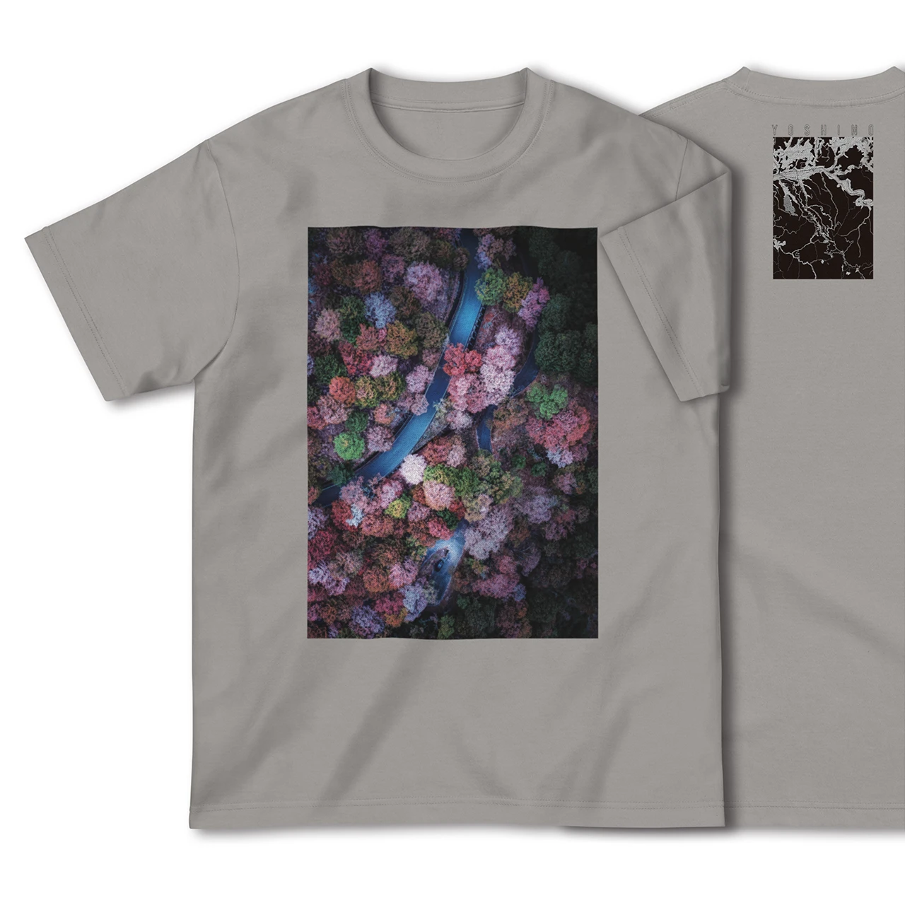 【吉野(奈良県)】Map World ハイクオリティTシャツ