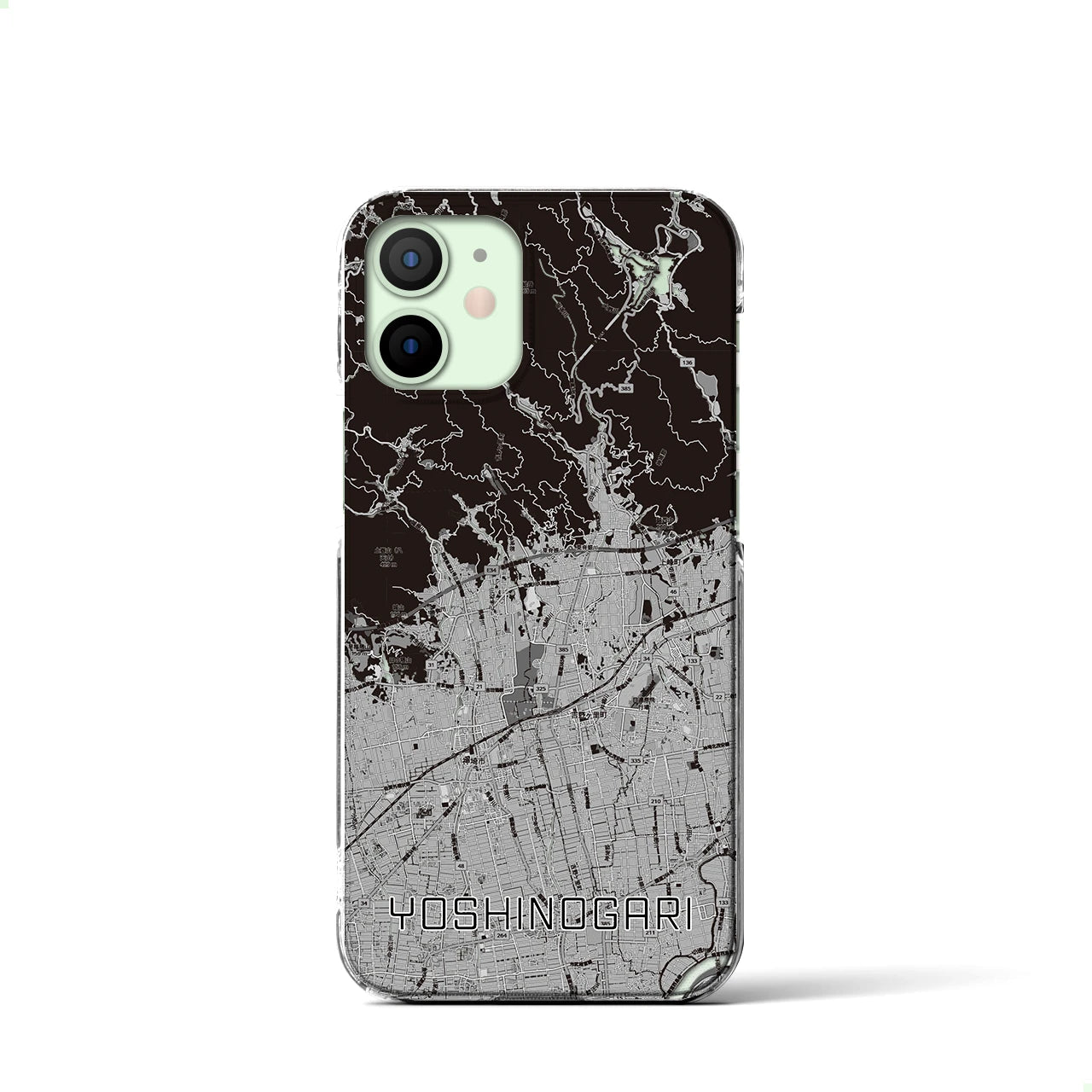 【吉野ヶ里(佐賀県)】地図柄iPhoneケース(クリアタイプ)