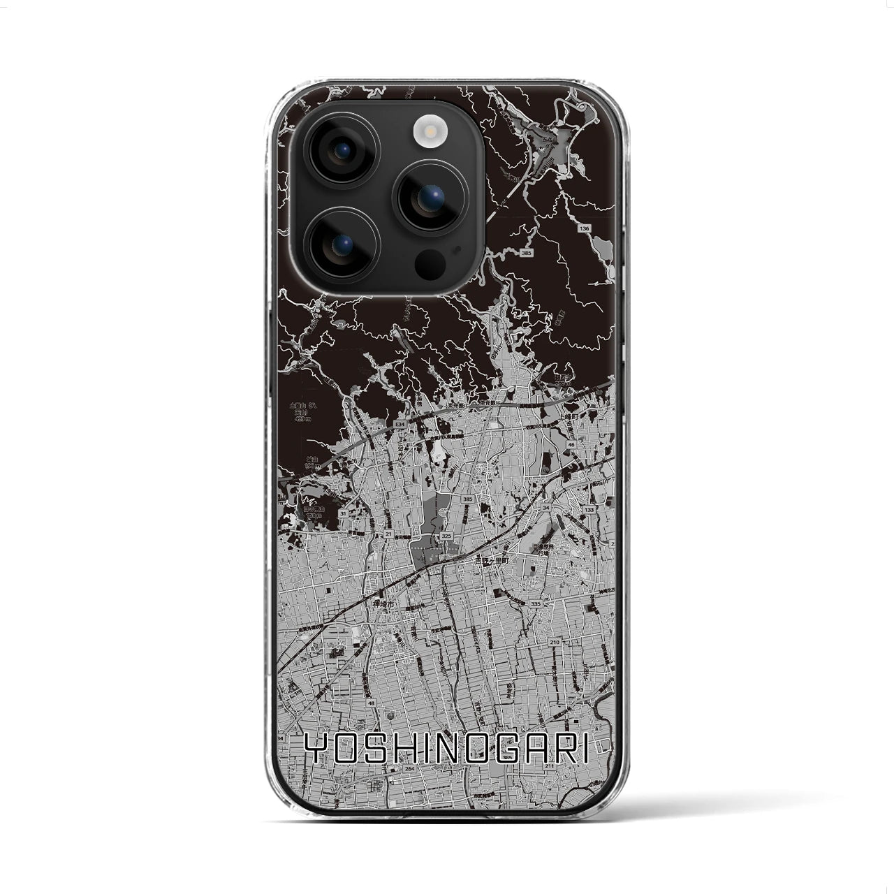 【吉野ヶ里(佐賀県)】地図柄iPhoneケース(クリアタイプ)