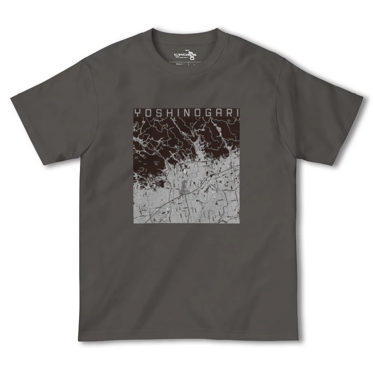 【吉野ヶ里(佐賀県)】地図柄ヘビーウェイトTシャツ