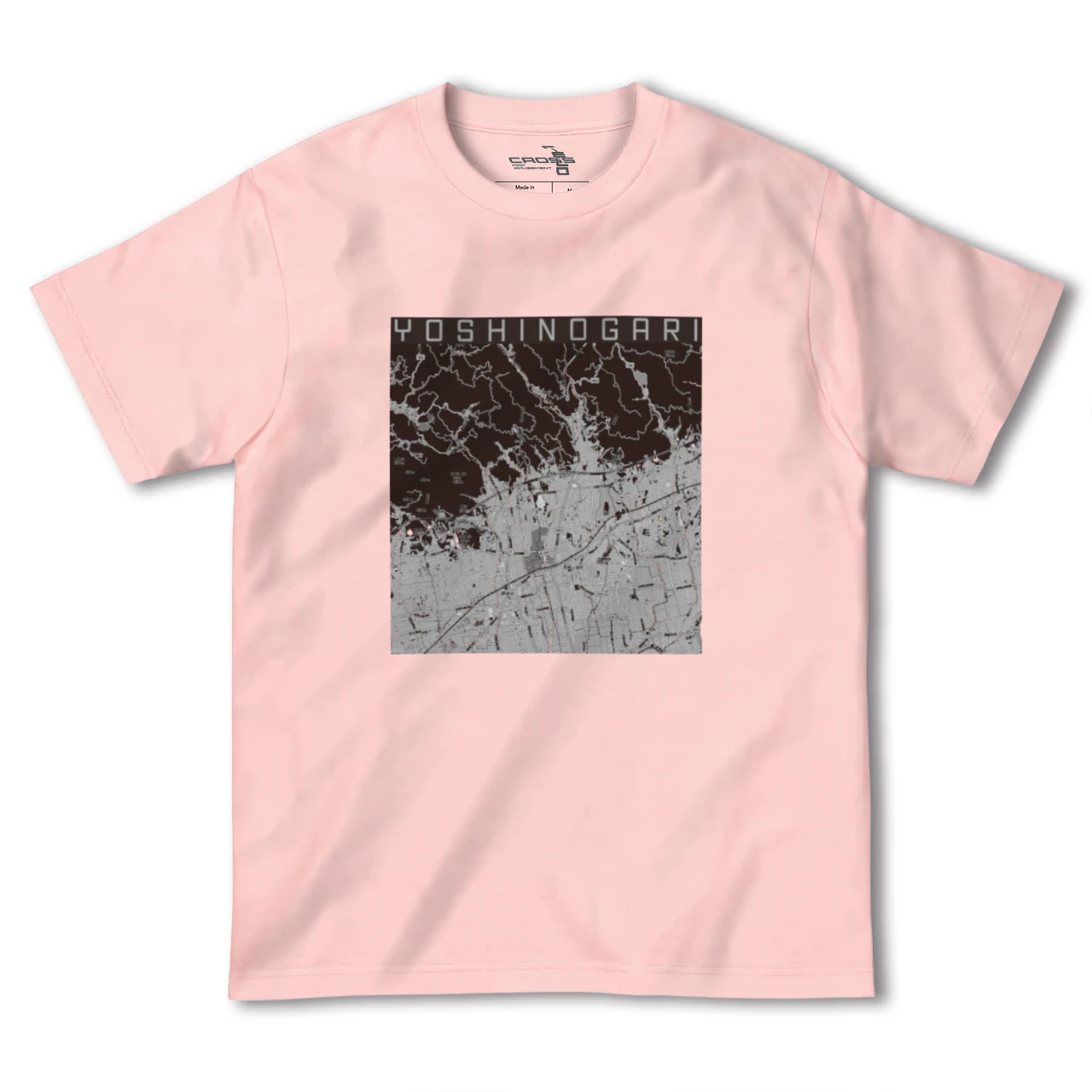 【吉野ヶ里(佐賀県)】地図柄ヘビーウェイトTシャツ