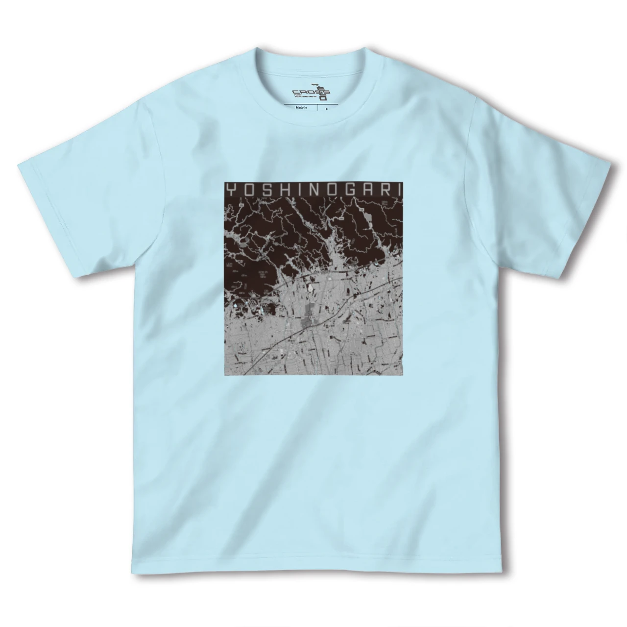 【吉野ヶ里(佐賀県)】地図柄ヘビーウェイトTシャツ