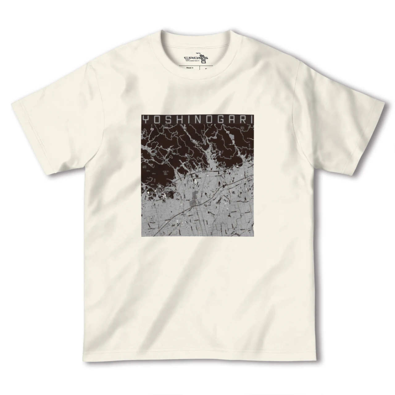 【吉野ヶ里(佐賀県)】地図柄ヘビーウェイトTシャツ