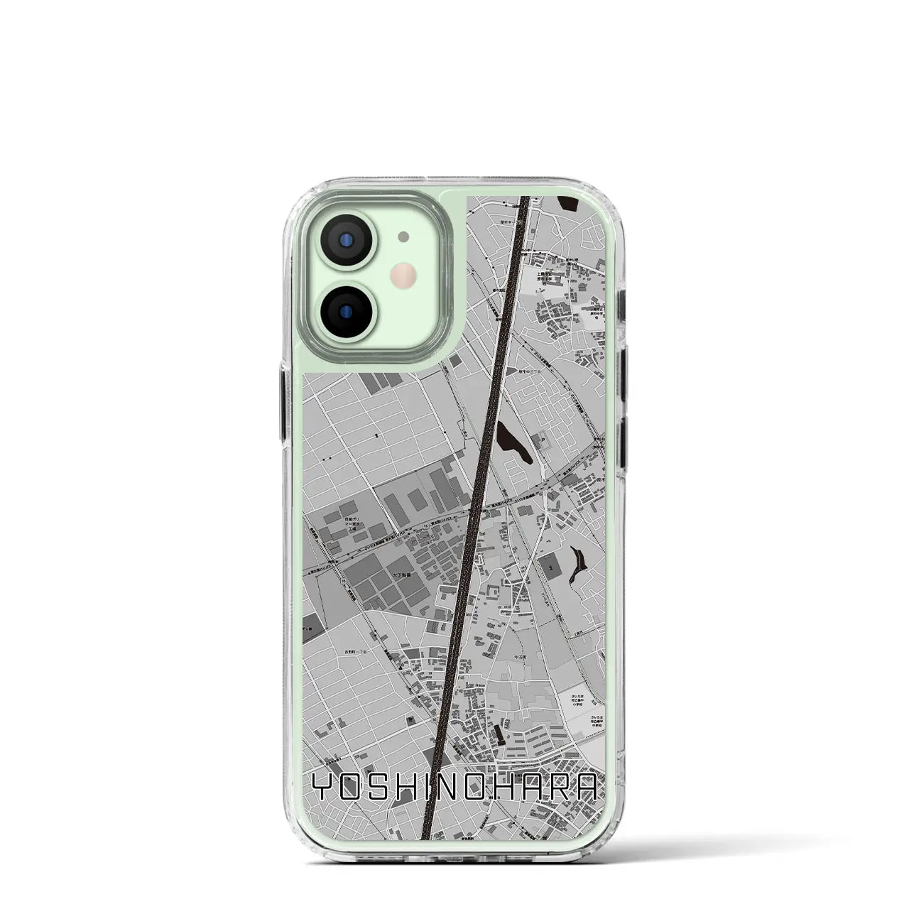 【吉野原(埼玉県)】地図柄iPhoneケース(MagSafeタイプ)